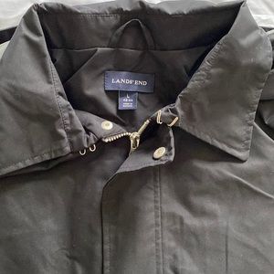 NWT Land’s End “Stormer Rain Parka.” Size L.